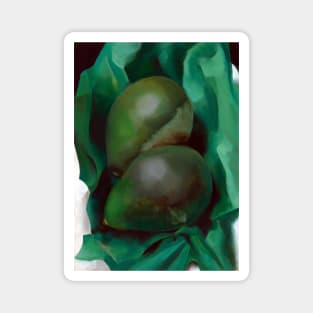 High Resolution Alligator Pears by Georgia O'Keeffe Magnet