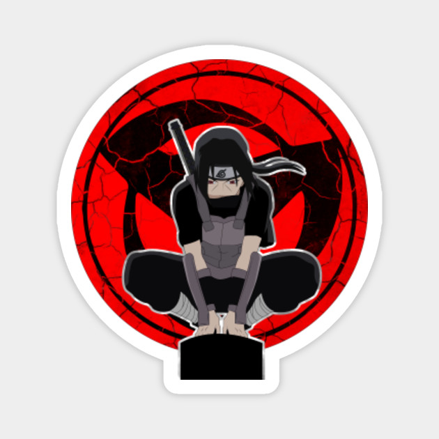 itachi uchiha itachi uchiha magnet teepublic au teepublic
