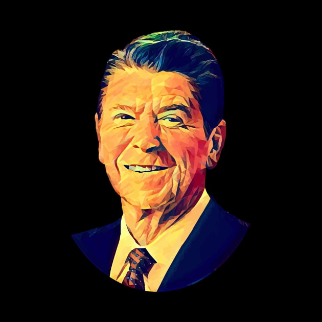 Ronald Reagan Polypaint by jph
