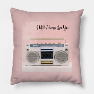 I Wil Always Sing A Love Song Pillow