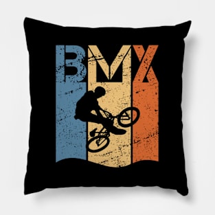 Bmx Bike For Motocross Sport Biking Fan Pillow