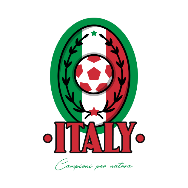 Italy Italian Soccer Fan by Tip Top Tee's