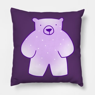 Purple Teddy Bear Pillow