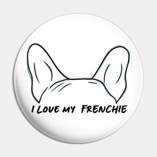 French Bulldog Terrier Love Pin