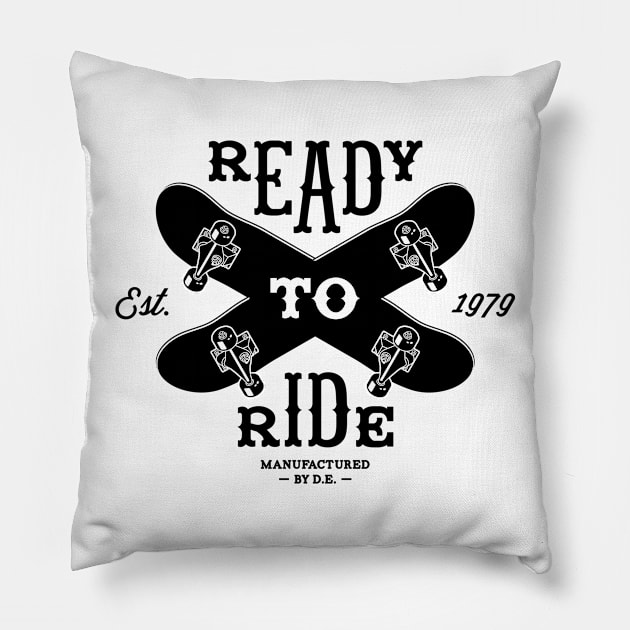 Ready to Ride Pillow by DISOBEY