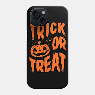 Trick or Treat - Halloween - Pumpkin - Creepy Cute Phone Case