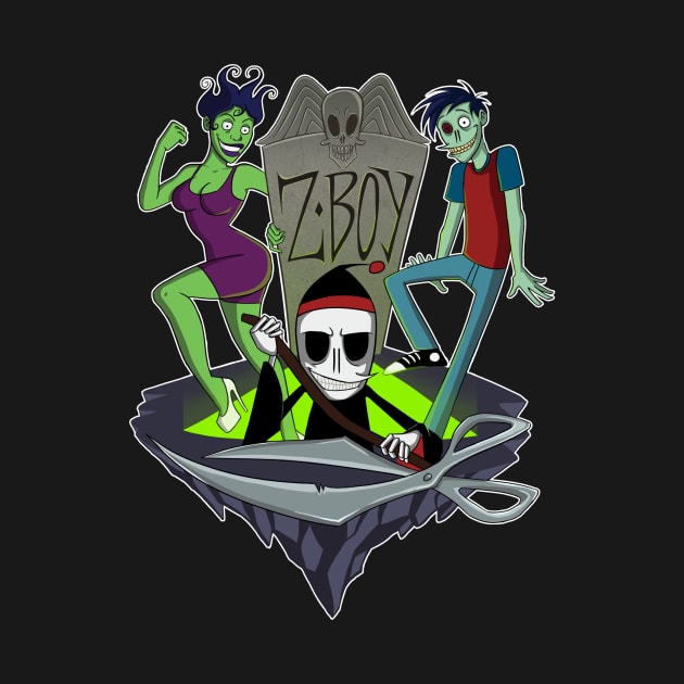 Z-Boy Grave Logo by zboycartoon