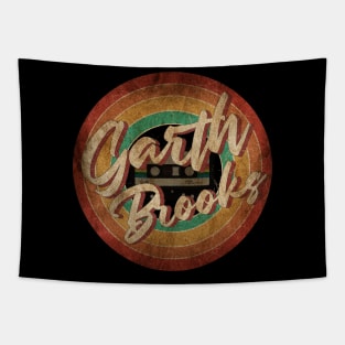 Garth Brooks Vintage Circle Art Tapestry