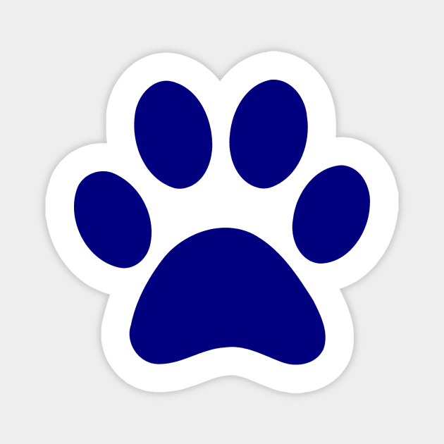 dog paw Magnet by magamarcas