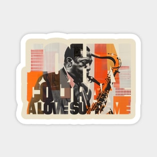 John Coltrane Magnet