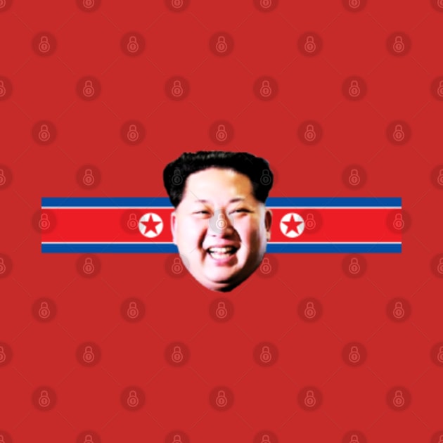 Kim Jong Un DPRK Flag by skittlemypony