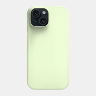 Soft Pale Celery Green Pastel Solid Color Phone Case