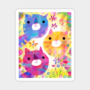 Happy Cats Magnet