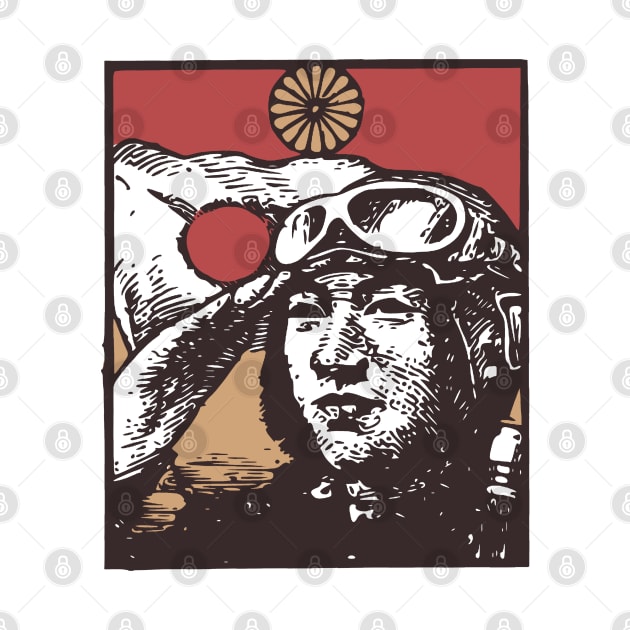 Japanese Pilot - WW2 by Distant War