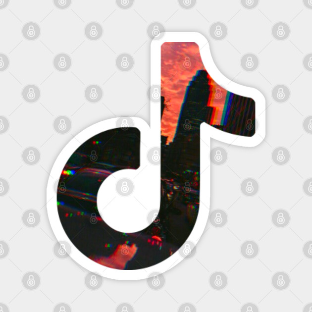 Aesthetic Tik Tok Logo Tiktok Magnet Teepublic Au