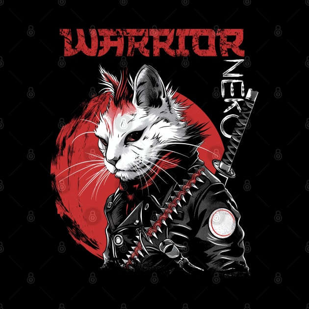 Feline Samurai Warrior: Fierce and Fearless by Skull Riffs & Zombie Threads