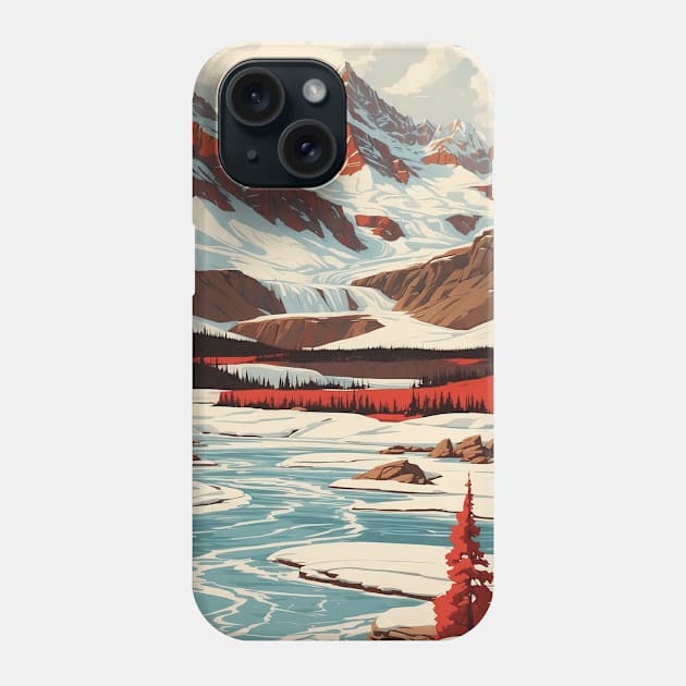 Jasper National Park Canada Vintage Poster Tourism Phone Case by TravelersGems