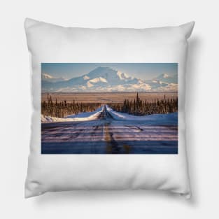 Mt. Drum in Alaska Pillow