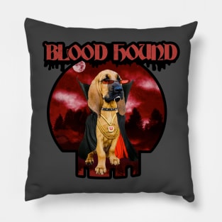 Halloween Dog Vampire Blood Hound Pillow