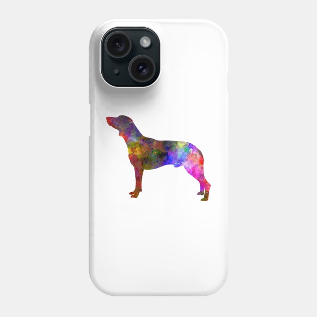 Polish Hunting Dog in watercolor Phone Case by PaulrommerArt