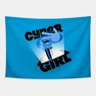 Ene: Cyber Girl Tapestry