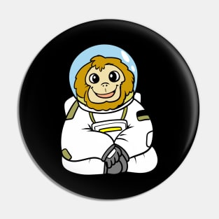 Orangutan Astronaut Pin