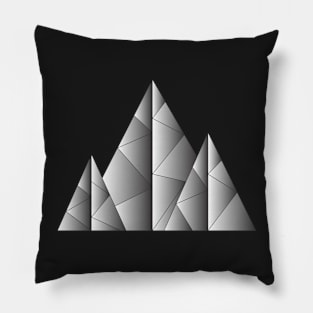 Grey Mountains Pillow