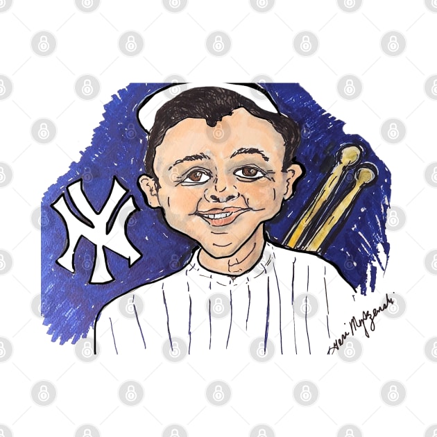 George Herman "Babe" Ruth  the Sultan of Swat by TheArtQueenOfMichigan 