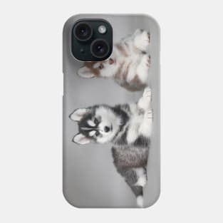 Husky puppies Phone Case