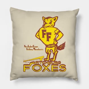 Defunct Fitchburg Foxes Baseball Team Pillow