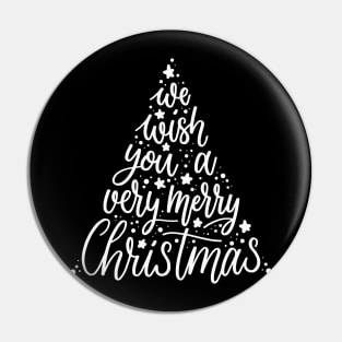 We Wish You A Very Merry Christmas Pin