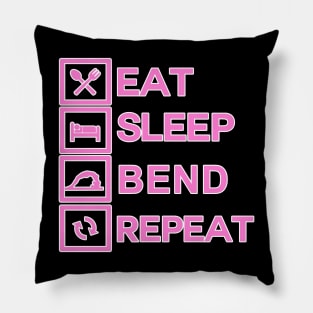 Acrobat Shirt | Eat Sleep Bend Repeat Exercise Training Pillow
