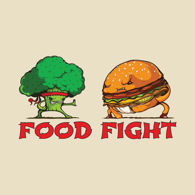 Food Fighting Martial Arts Masters by extrinsiceye