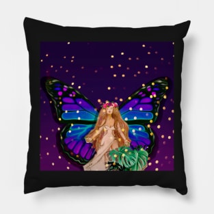 Butterfly Fairy Queen Pillow