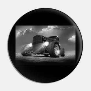 HotRod - 800 PS - black white Pin