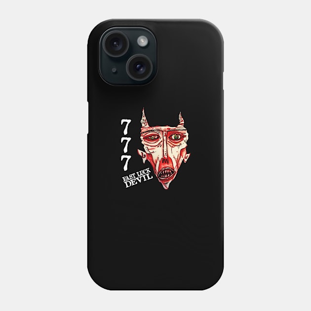 Fast Luck Devil Phone Case by David B Metcalfe