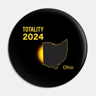 Total Solar Eclipse Ohio State 2024 Pin