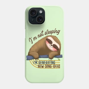 I'm Not Sleeping, I'm Generating Song Ideas Phone Case