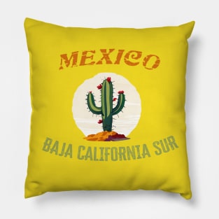 Mexico, the land of cactus Pillow