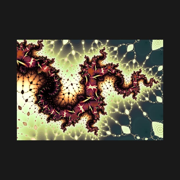 Abstract Fractal Dragon Pattern by pinkal