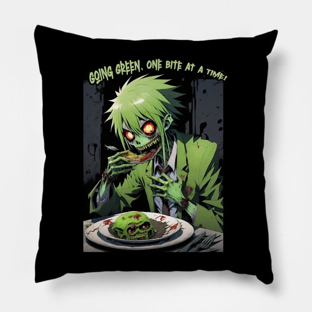 Going Green, Zombie Pillow by DeathAnarchy