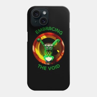 Embracing the Void Cute Frog doing Tai Chi Phone Case