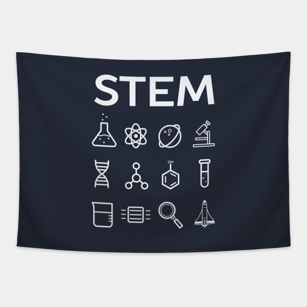 STEM future scientist t-shirt Tapestry by happinessinatee