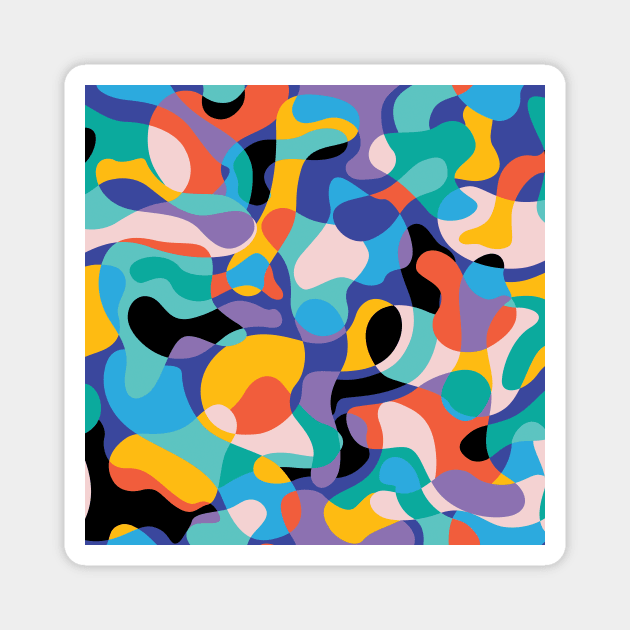 Vibrant Abstract Mood Magnet by matise