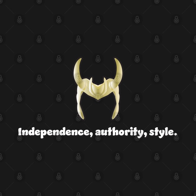 INDEPENDENCE, AUTHORITY, STYLE. by Hou-tee-ni Designs