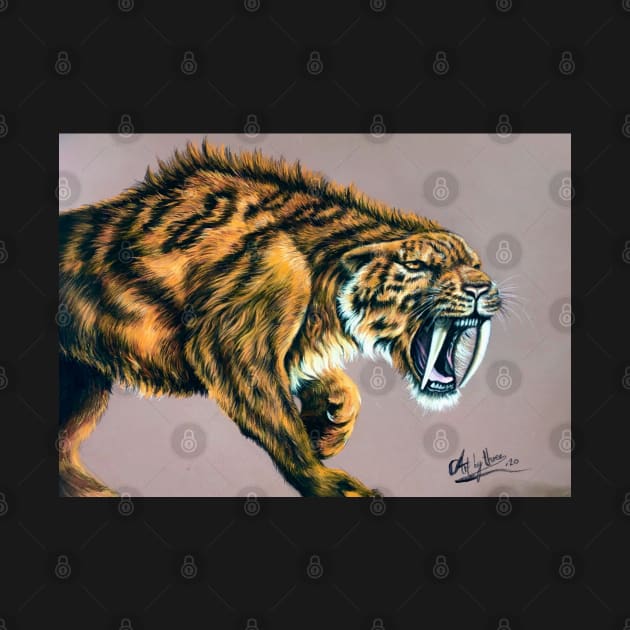 Sabre Tooth Tiger by Artbythree