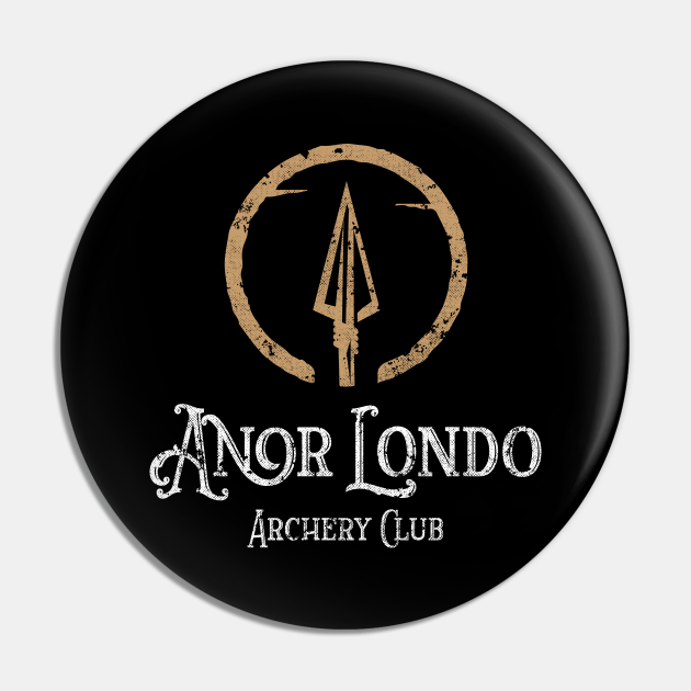 Anor Londo Archery Club 2.0 Dark Souls Pin TeePublic
