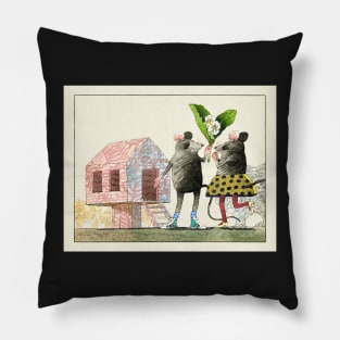 Mighty Mizzling Mouse and the Red Cabbage House Pillow