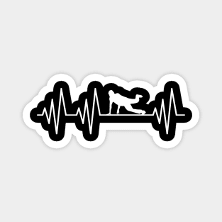 Breakdance Heartbeat Gift Breakdance lovers Magnet