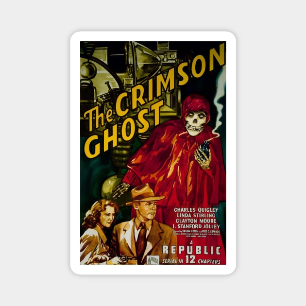 The Crimson Ghost Magnet by Doc Multiverse Designs